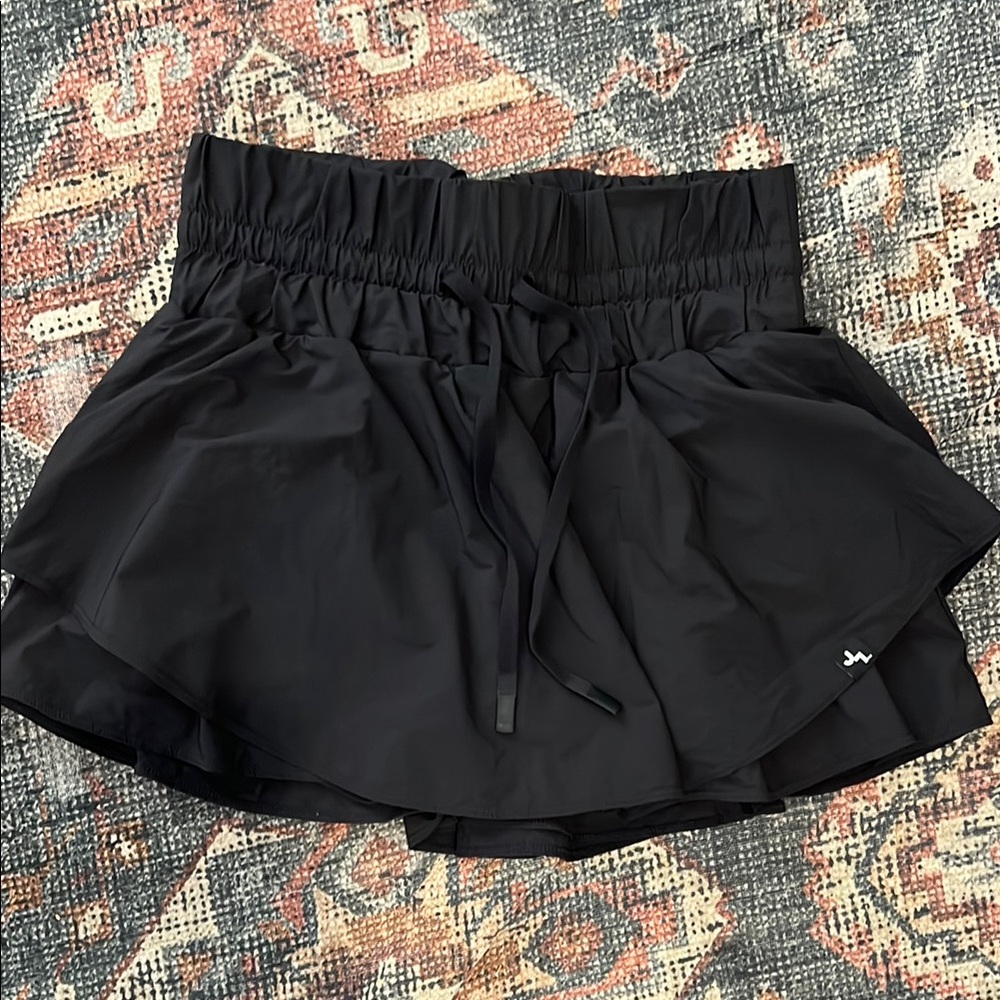 JoyLab Black Athletic Shorts with Elastic Waistband